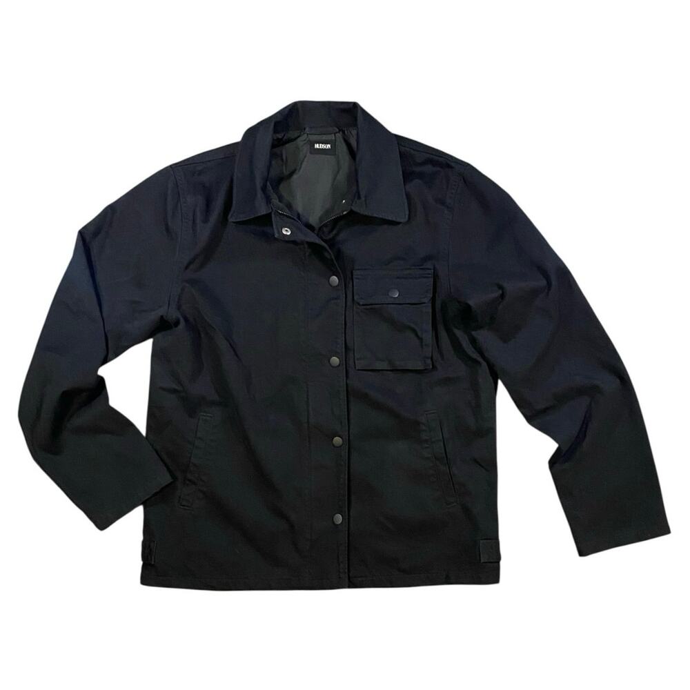 Hudson Denim Midnight Military Jacket - M - Picture 1 of 4